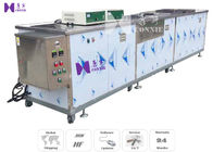 China Tableware Semi - Auto Ultrasonic Cleaning Equipment 600W 12Pcs Transducer CE Certificated company