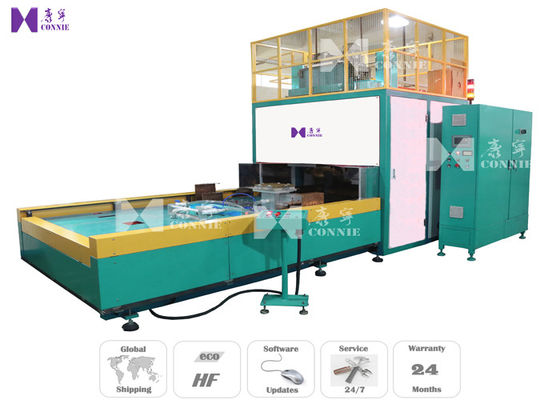 China CE 25KW Car Heel Mat Welding Machine 27.12MHZ Frequency Press Board Installed factory