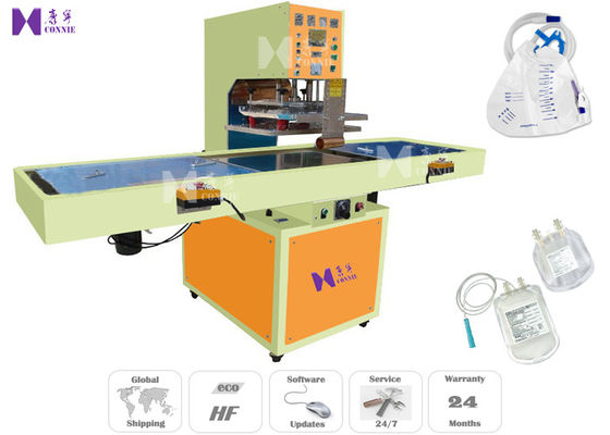 China AC380V Medical Pouch Making Machine 5 Pcs / Min For Urine Drainage Bag factory