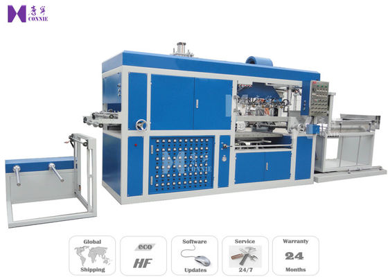 China Egg Tray Blister Forming Machine 220-480 Times / Hour 0.5-0.7 MPa Air Pressure factory