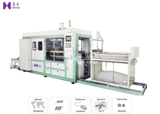 China Vacuum Plastic Blister Forming Machine 220-480 Times / H Pneumatically Powered Clamp Frame factory