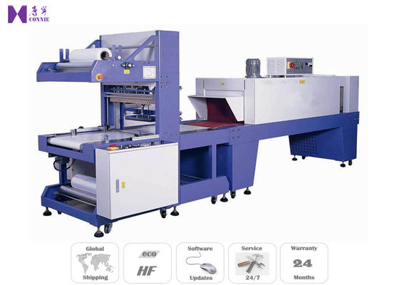 CE Auto Continue Style Heat Shrink Tunnel Packaging Machine Double Fan Carrying System