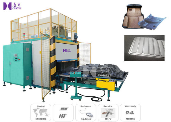 China Automatic HF Floor Mat Welding Machine Slide Tray Style 15KW 3-5 Pcs / Min factory
