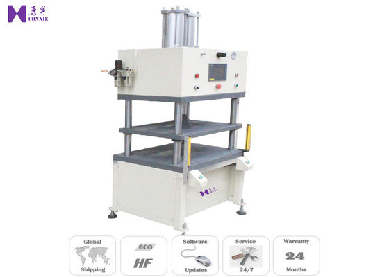 China Semi Automatic Cake Box Making Machine 25cm Diameter Paper Cardboard Base Forming factory