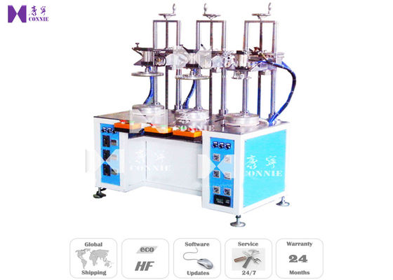 China Transparent Cylinder Edge Beading Machine For PVC Tube Edge Curling 3 Curl Heads 8S / PCS factory