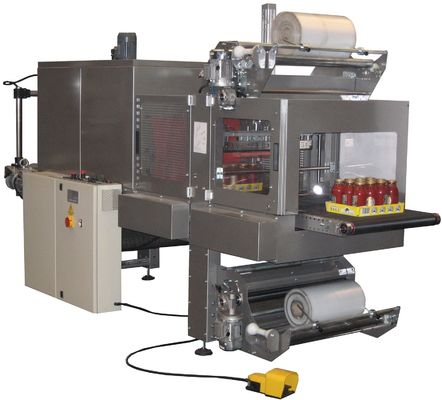 CE Praktyczna maszyna do pakowania w folię termokurczliwą, automatyczna maszyna do rozdmuchiwania folii z tworzywa sztucznego