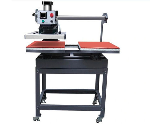 PLC Hot Foil Stamping Machine , Automatic Leather Heat Embossing Machine