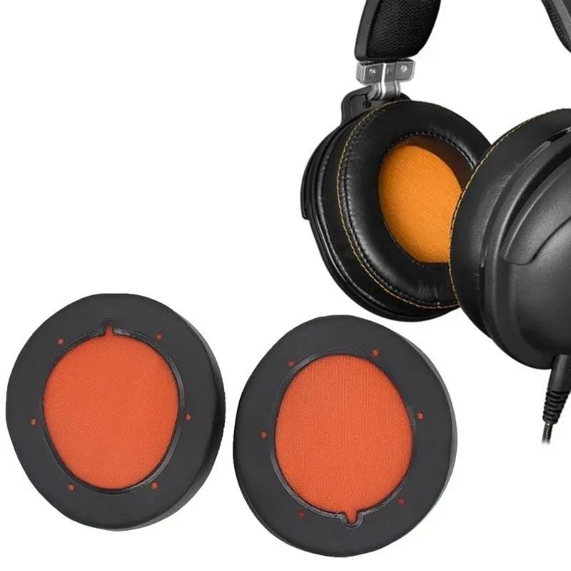 Leather Practical Headphone Cushion Covers , Thickness 2cm Headset Ear Pads
