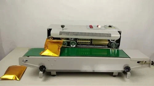 Automatic Horizontal Band Sealer Machine 0.6Mpa Multipurpose