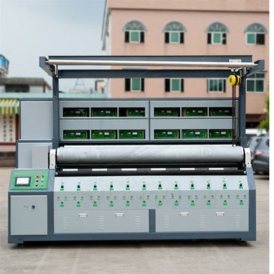 Durable PLC Industrial Quilting Machines , 220V Plastic Sheet Embossing Machine
